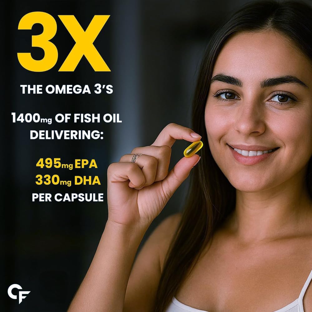 Carbamide Forte Triple Strength Fish Oil - 60 Tablets