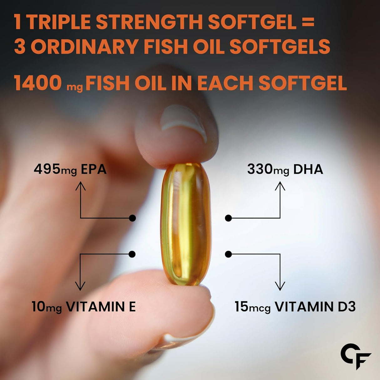 Carbamide Forte Triple Strength Fish Oil - 30 Tablets