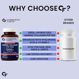 Carbamide Forte Marine Collagen for Skin 3000mg - 90 Tablets