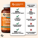 Carbamide Forte L-Theanine 200mg with Vitamin B Complex