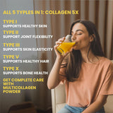 Carbamide Forte Multi Collagen 5 Types Marine Collagen Powder