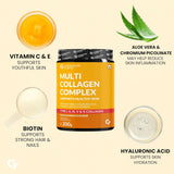 Carbamide Forte Multi Collagen 5 Types Marine Collagen Powder