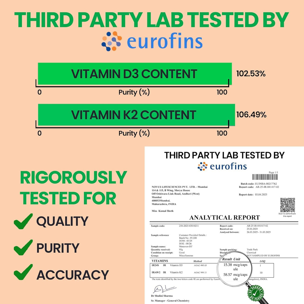 Carbamide Forte Vitamin D3 + K2 (MK7)