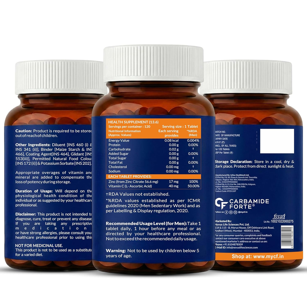 Carbamide Forte Zinc Citrate with Vitamin C