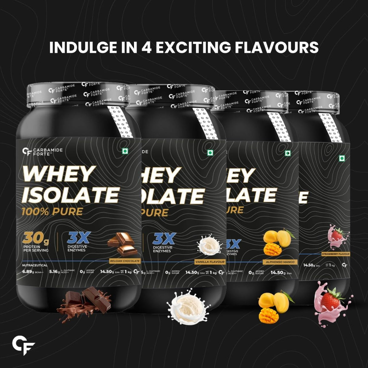 Carbamide Forte Whey Protein Isolate - 1 Kg