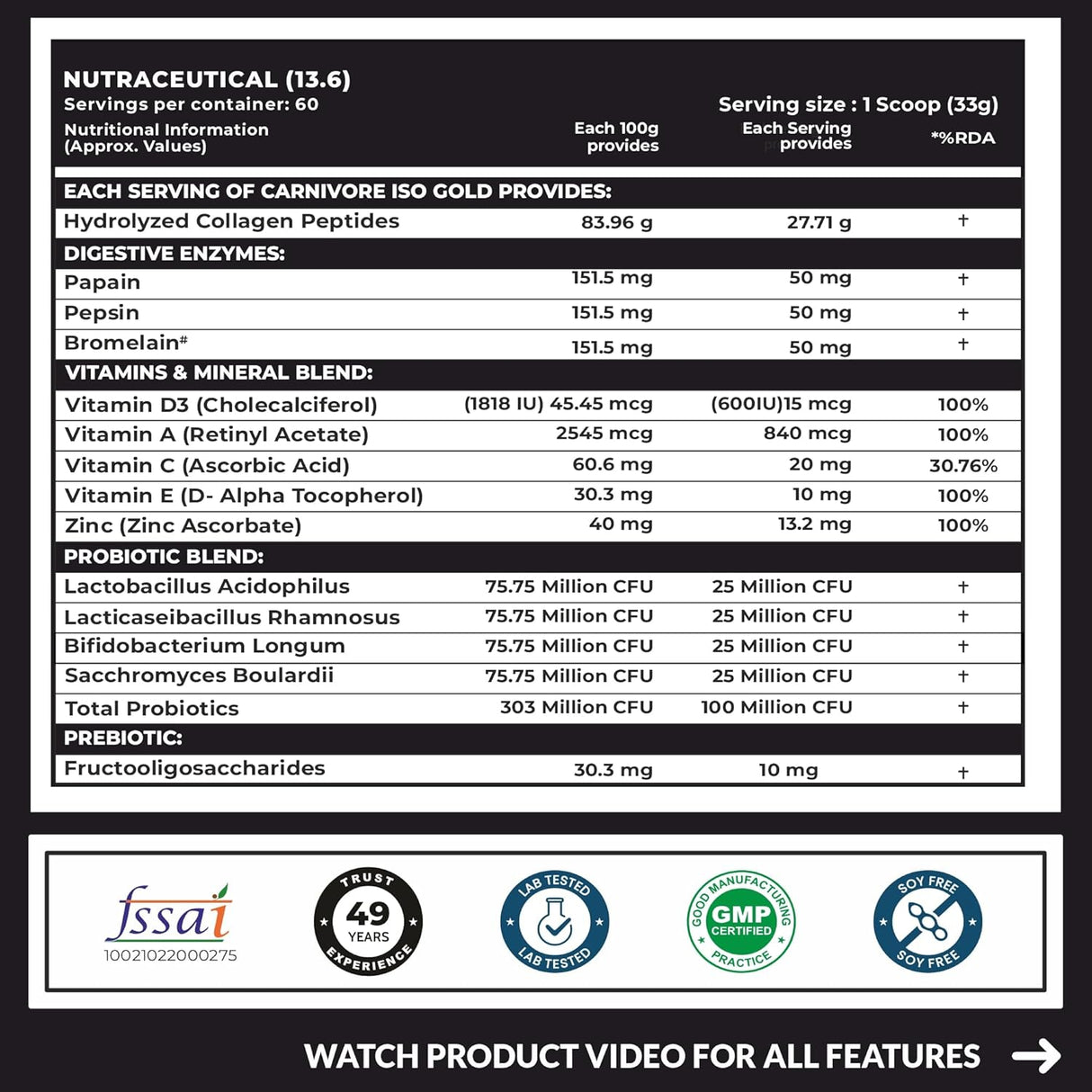 Carbamide Forte Carnivore ISO Gold - 2 Kg