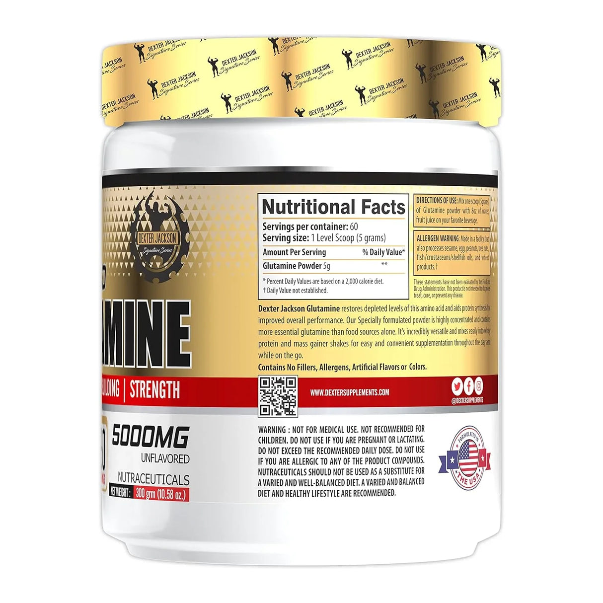 Dexter Jackson Glutamine 5000mg