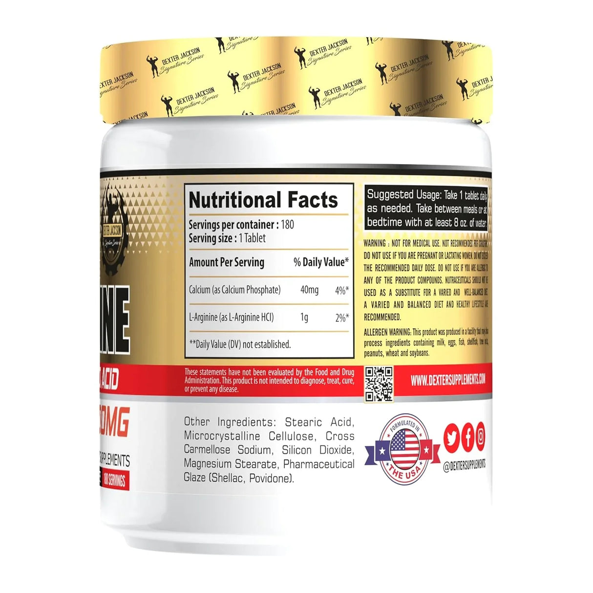 Dexter Jackson L-Arginine 1000mg