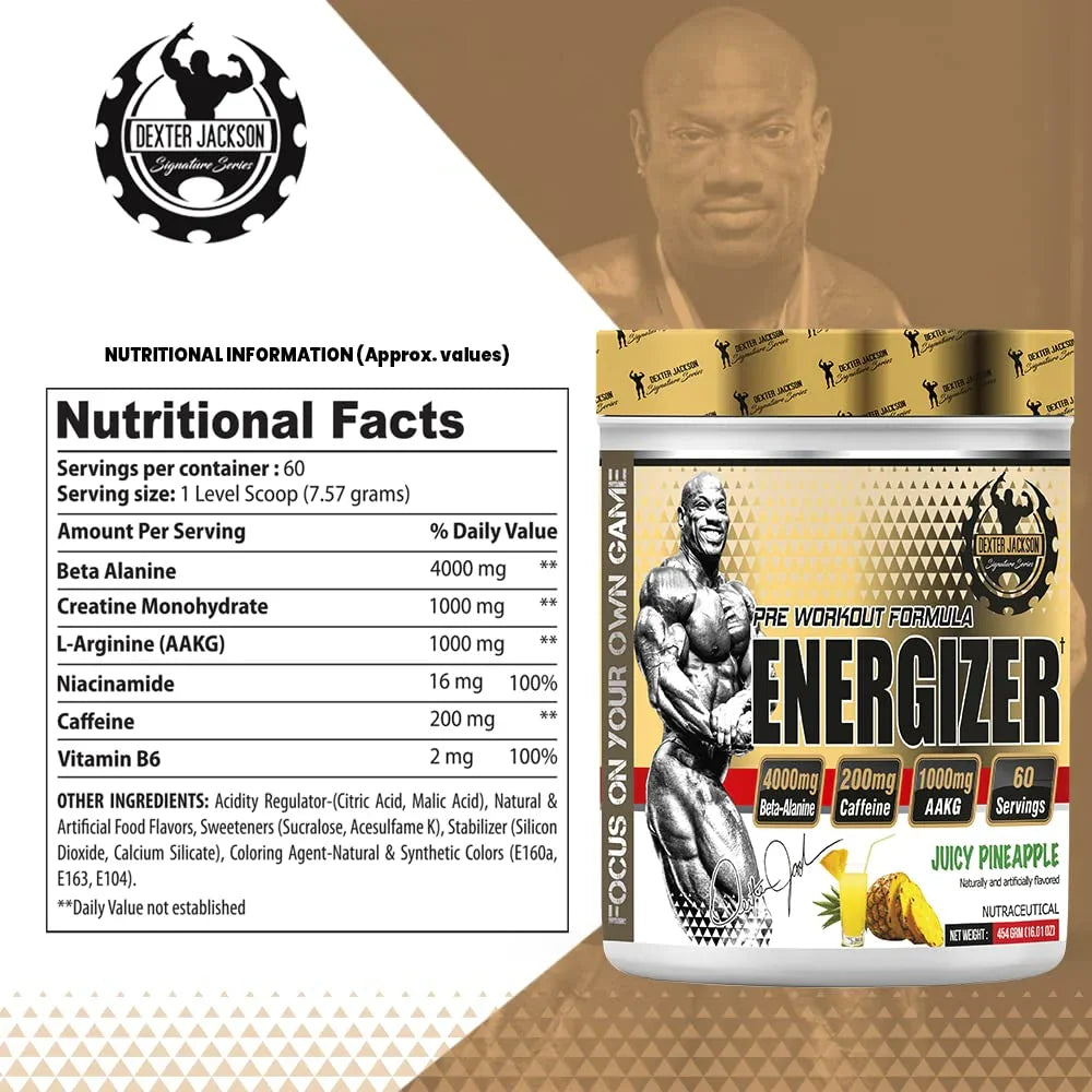 Dexter Jackson Energizer Pre-Workout Formula