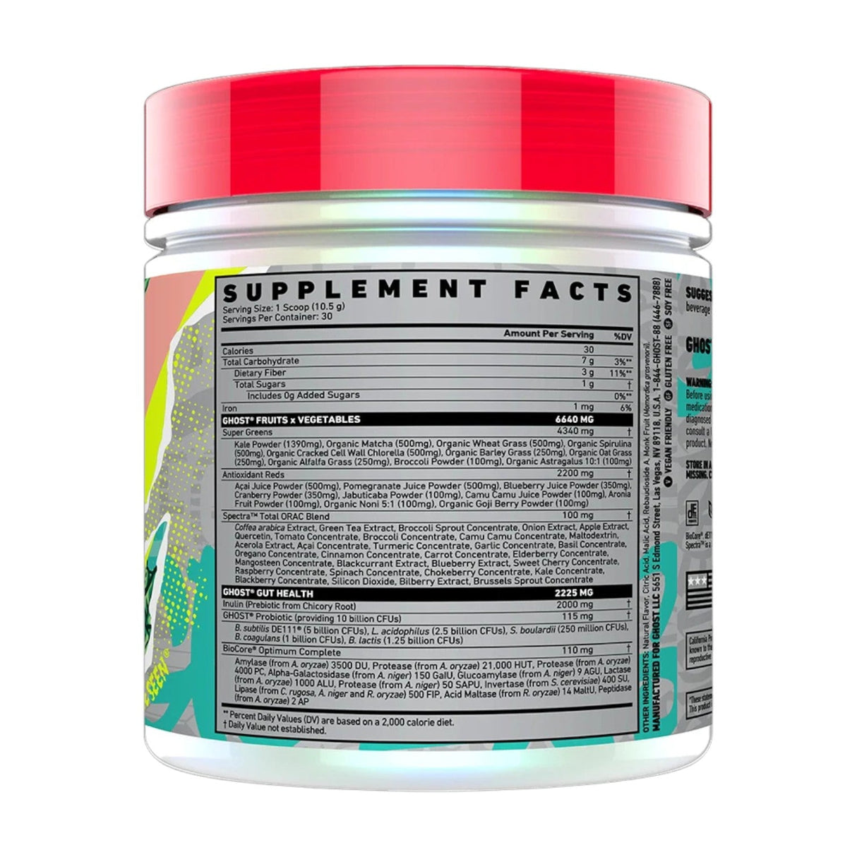 Ghost Greens Superfood Powder 315g 30 Servings