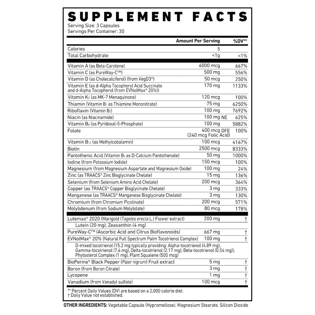 Ghost Multivitamin for Men & Women 200g 90 Capsules