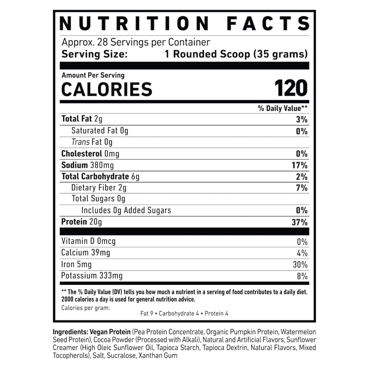 Ghost Vegan Protein Powder 1000g 2.2 lbs