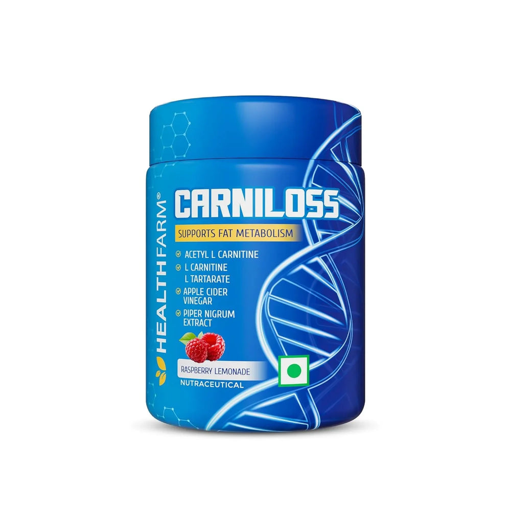 Healthfarm Carniloss L-Carnitine Formula | Fat Metabolism Support | 60g