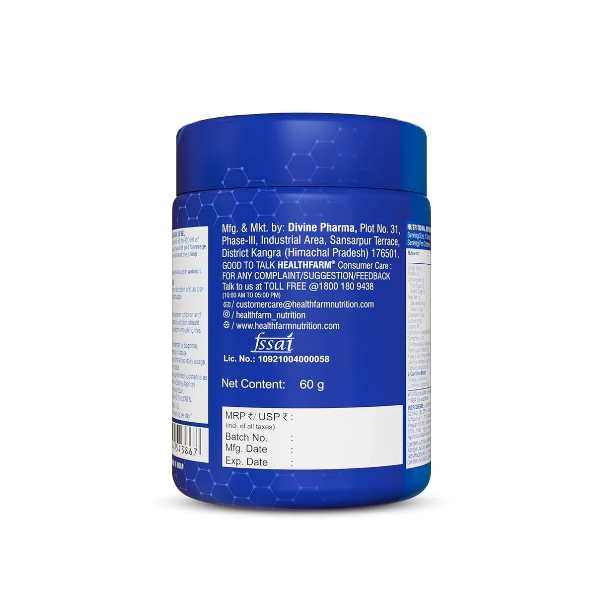 Healthfarm Carniloss L-Carnitine Formula