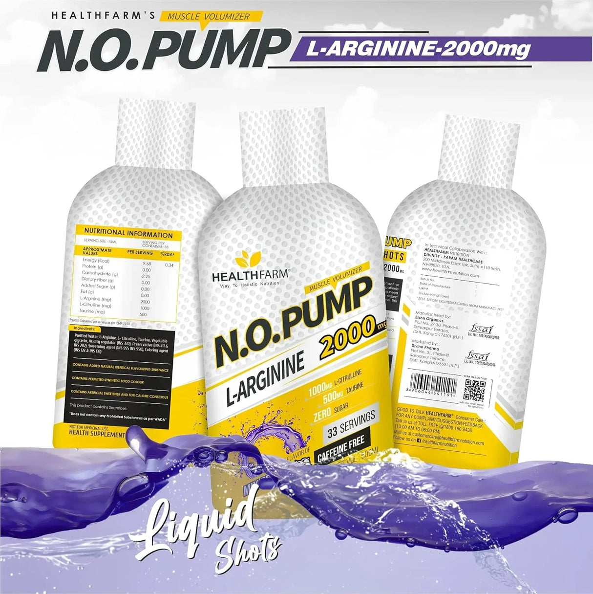 Healthfarm Nitric Oxide Liquid