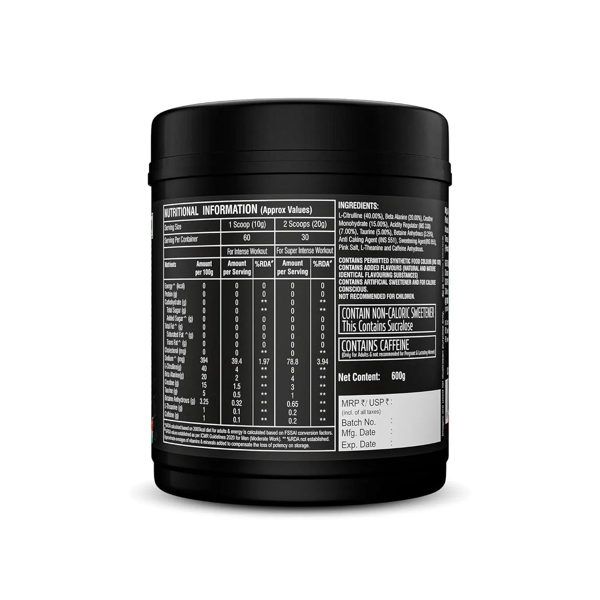 Healthfarm Limitless Thprex Pre-Workout