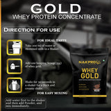 NAKPRO Gold Whey Protein Isolate & Concentrate 2 Kg