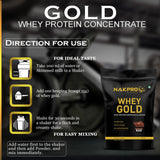 NAKPRO Gold Whey Protein Isolate & Concentrate 2 Kg