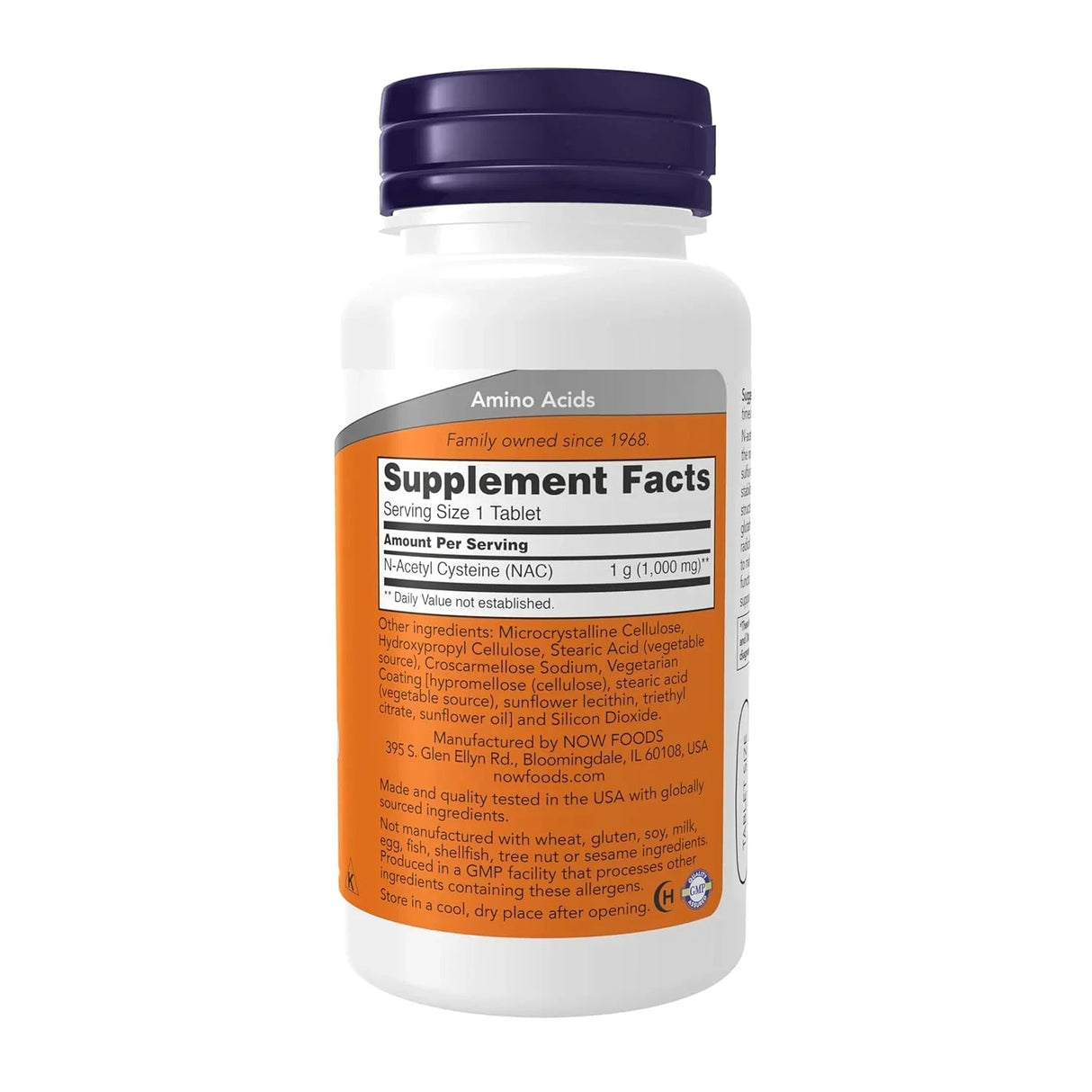 Now Foods NAC 1000mg (N-Acetyl Cysteine)