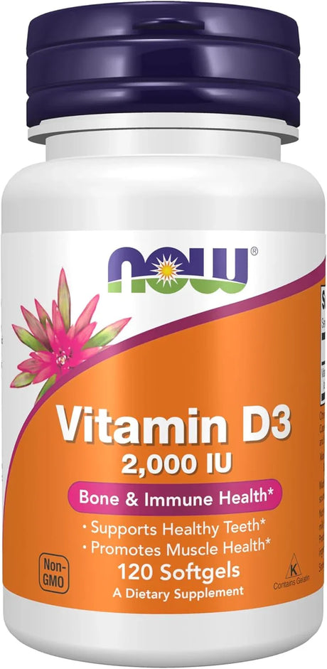 Now Foods Vitamin D-3 2000 IU