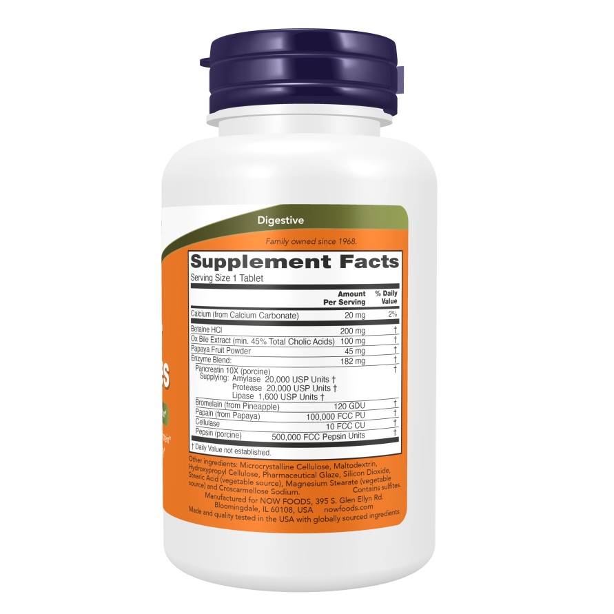 Now Foods Super Enzymes Supplement | 90 Capsules