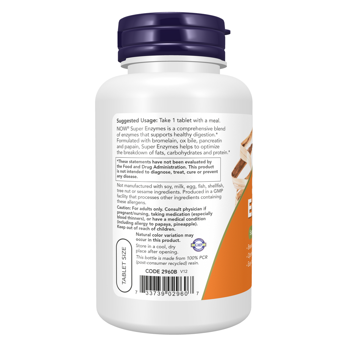 Now Foods Super Enzymes Supplement | 90 Capsules