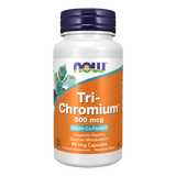 NOW Foods Tri-Chromium 500mcg with Cinnamon | 90 Veg Capsules