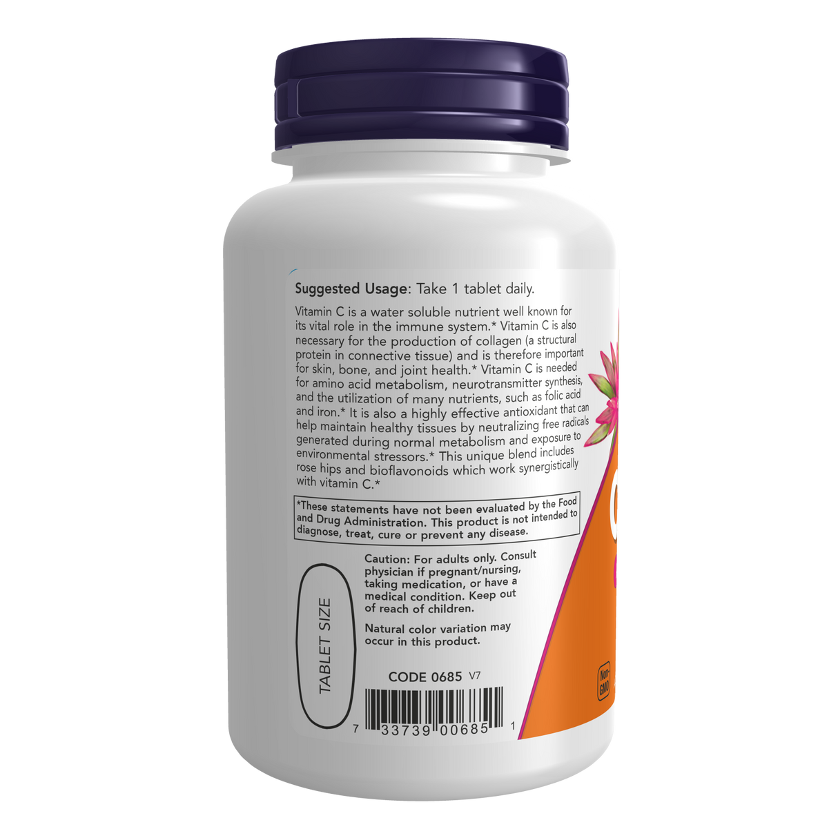 Now Foods Vitamin C-1000 Supplement | 100 Tablets