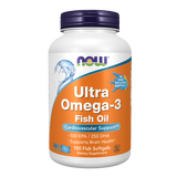 Now Foods Ultra Omega-3 Fish Oil | 180 Fish Softgels