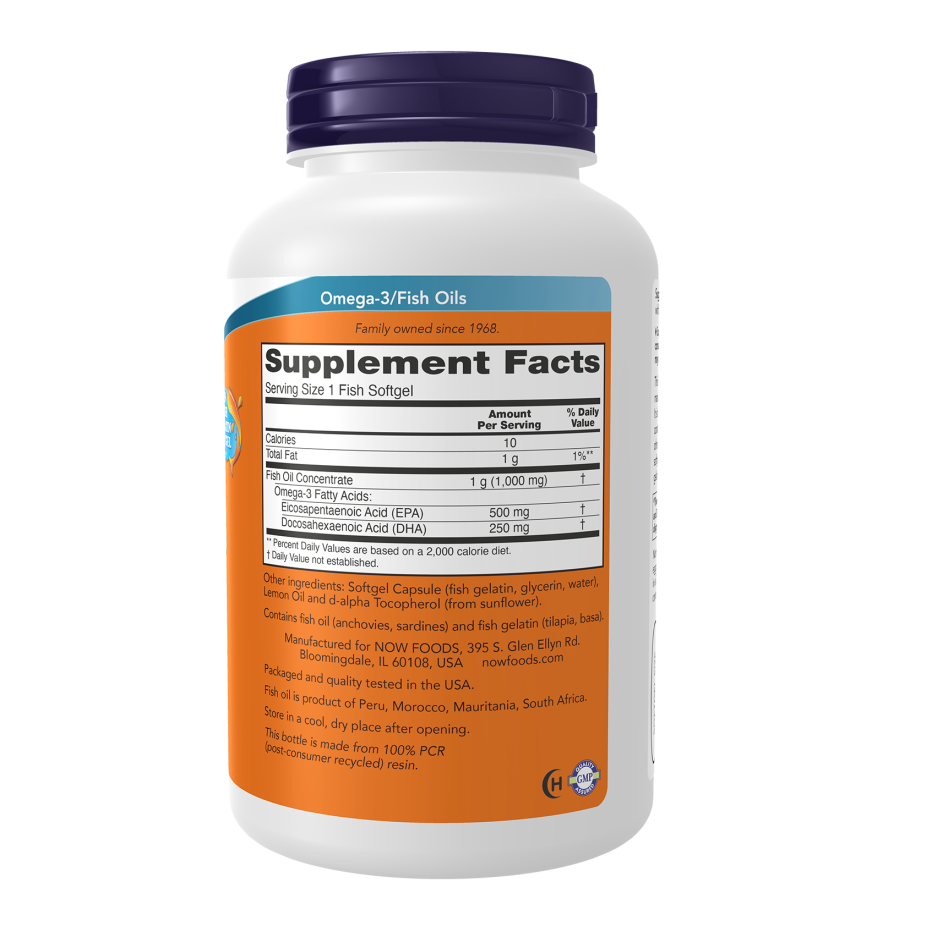 Now Foods Ultra Omega-3 Fish Oil | 180 Fish Softgels