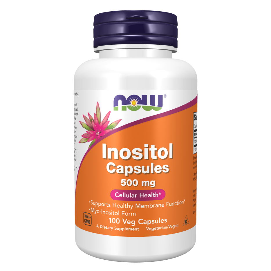 Now Foods Inositol Supplement 500mg | 100 Capsules