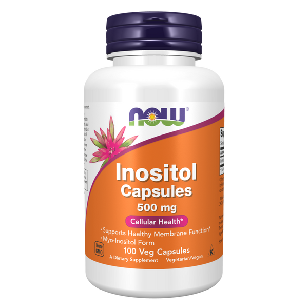 Now Foods Inositol Supplement 500mg | 100 Capsules
