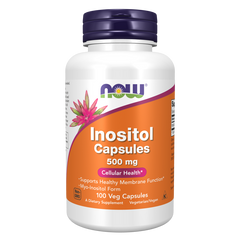 Now Foods Inositol Supplement 500mg | 100 Capsules
