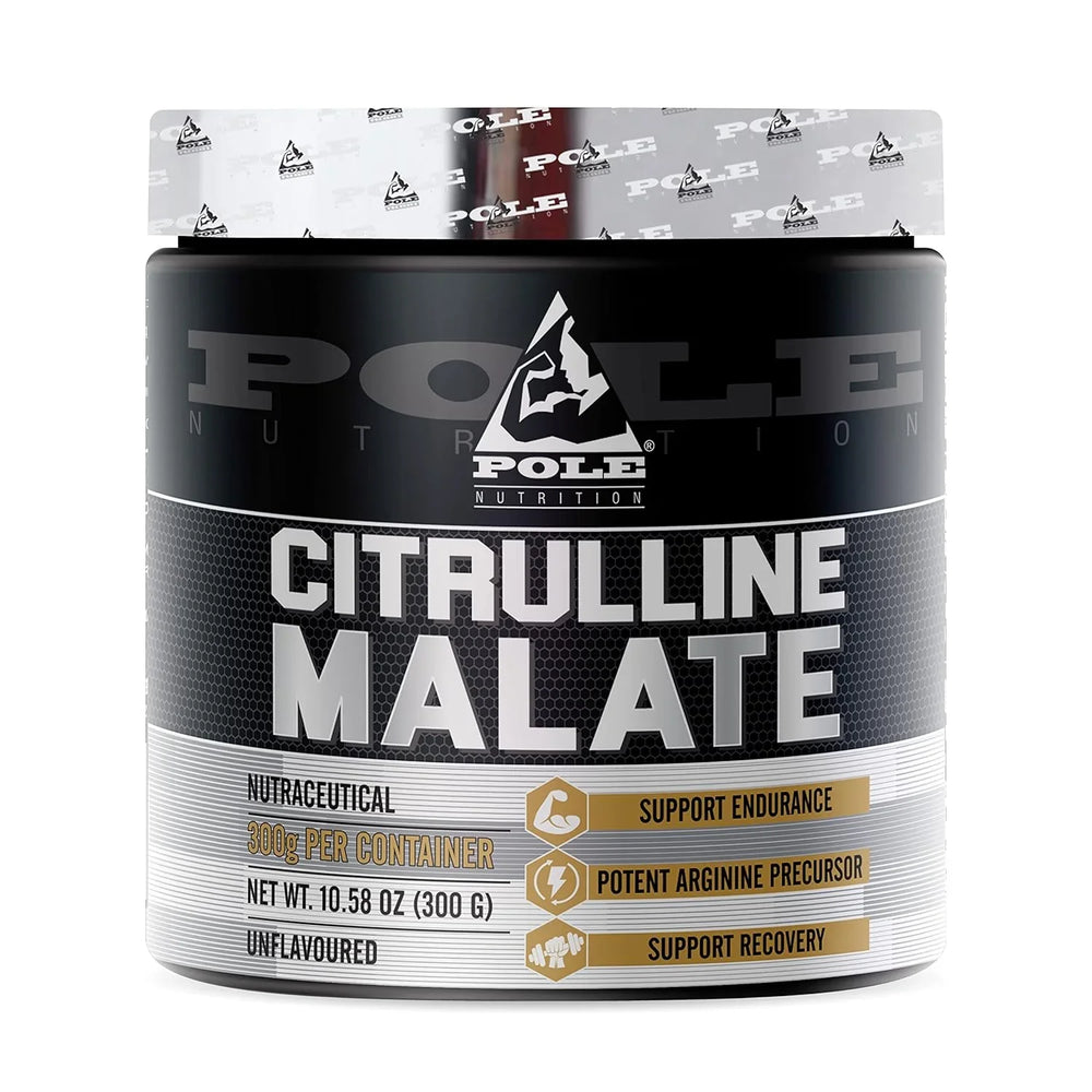 Pole Nutrition Citrulline Malate | Nitric Oxide Support & Endurance | 300g