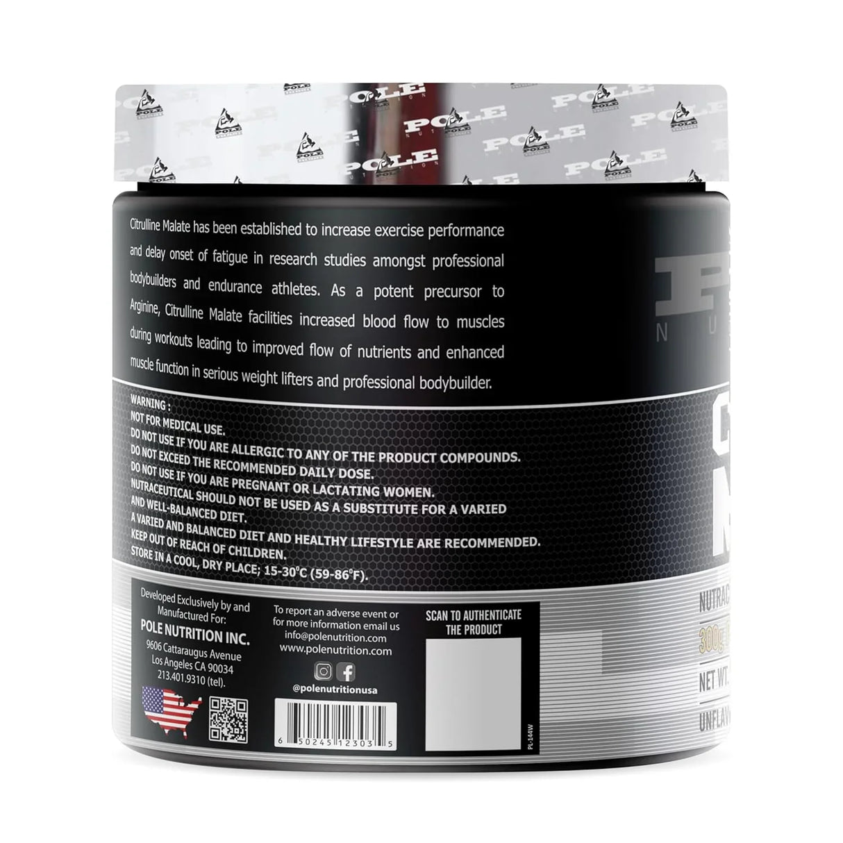 Pole Nutrition Citrulline Malate