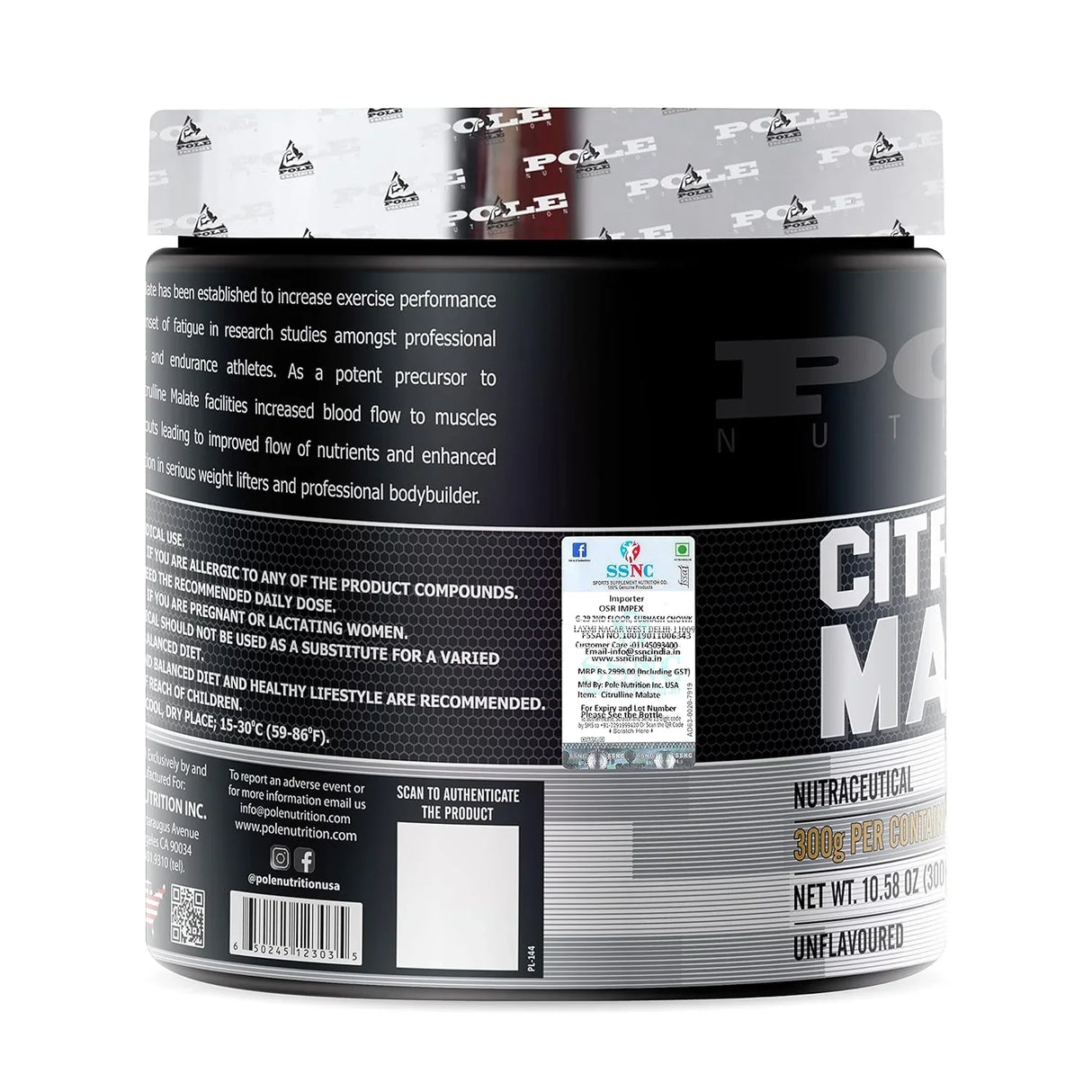 Pole Nutrition Citrulline Malate