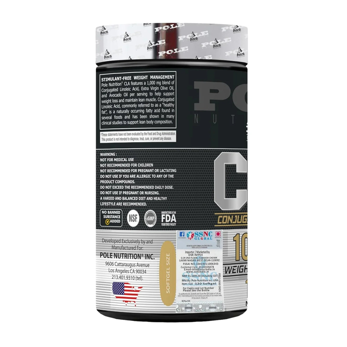 Pole Nutrition CLA 1000mg