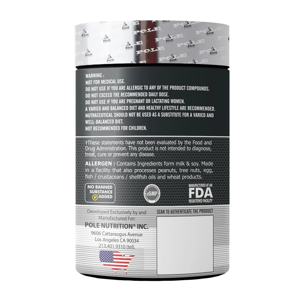Pole Nutrition Nitric Oxide