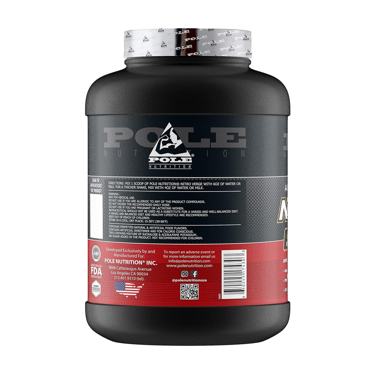 Pole Nutrition Nitro Verge Advanced Whey Isolate Protein