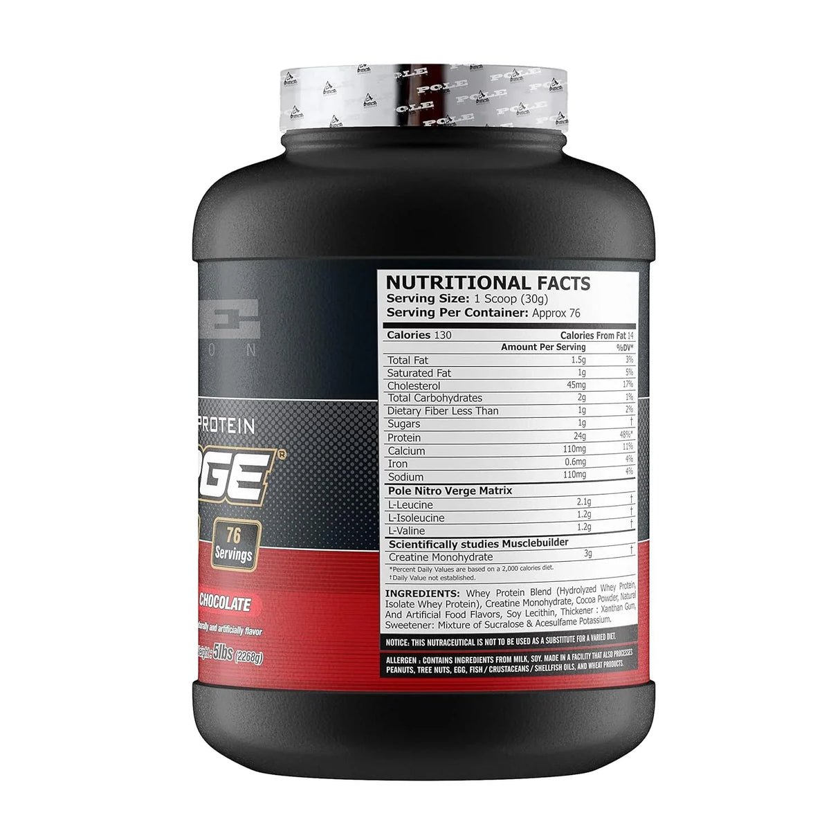 Pole Nutrition Nitro Verge Advanced Whey Isolate Protein