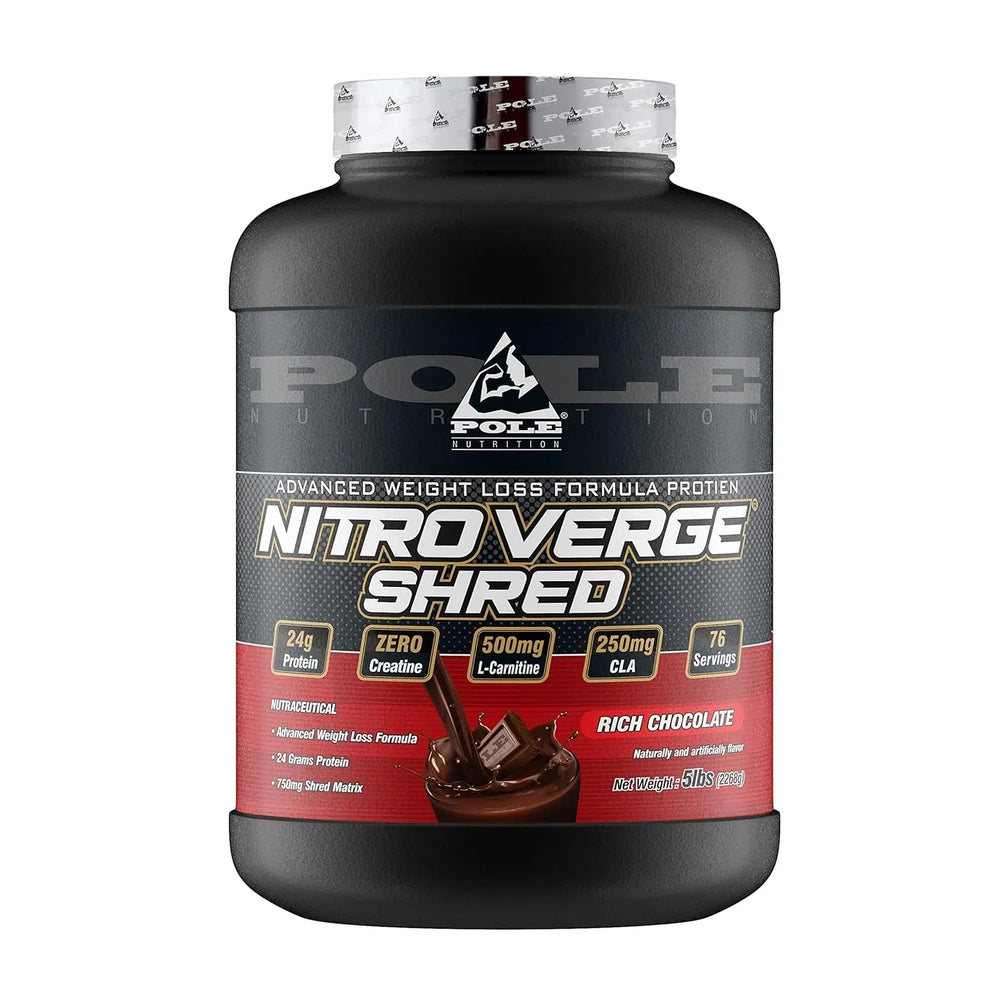 Pole Nutrition Nitro Verge Shred | Advanced Fat Loss Formula | 2.26kg (5 lbs)