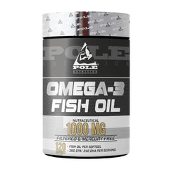 Pole Nutrition Omega-3 Fish Oil 1000mg | Heart & Wellness Support | 120 Softgels