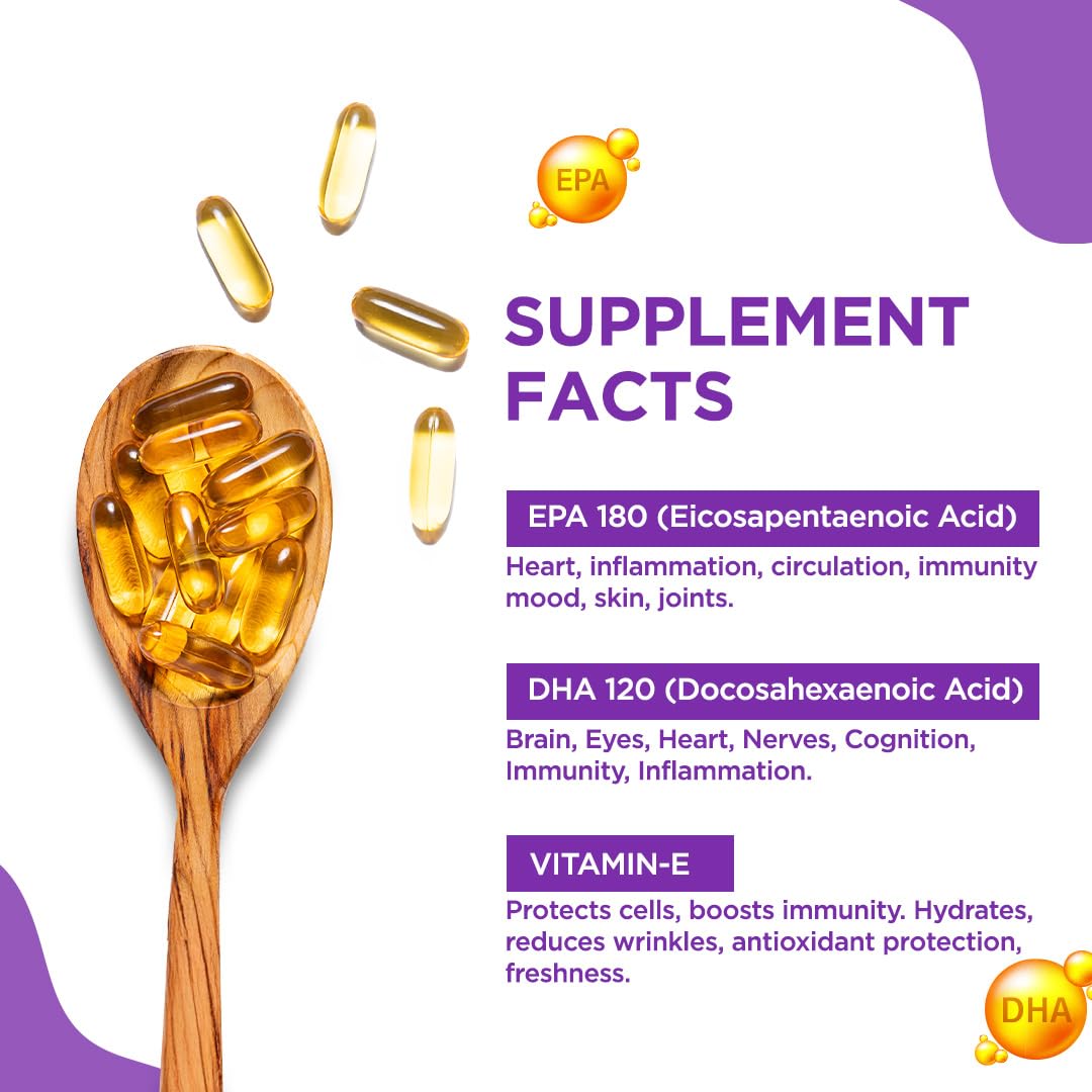 Proquest Fish Oil 1000Mg Omega-3 Softgels With Vitamin E