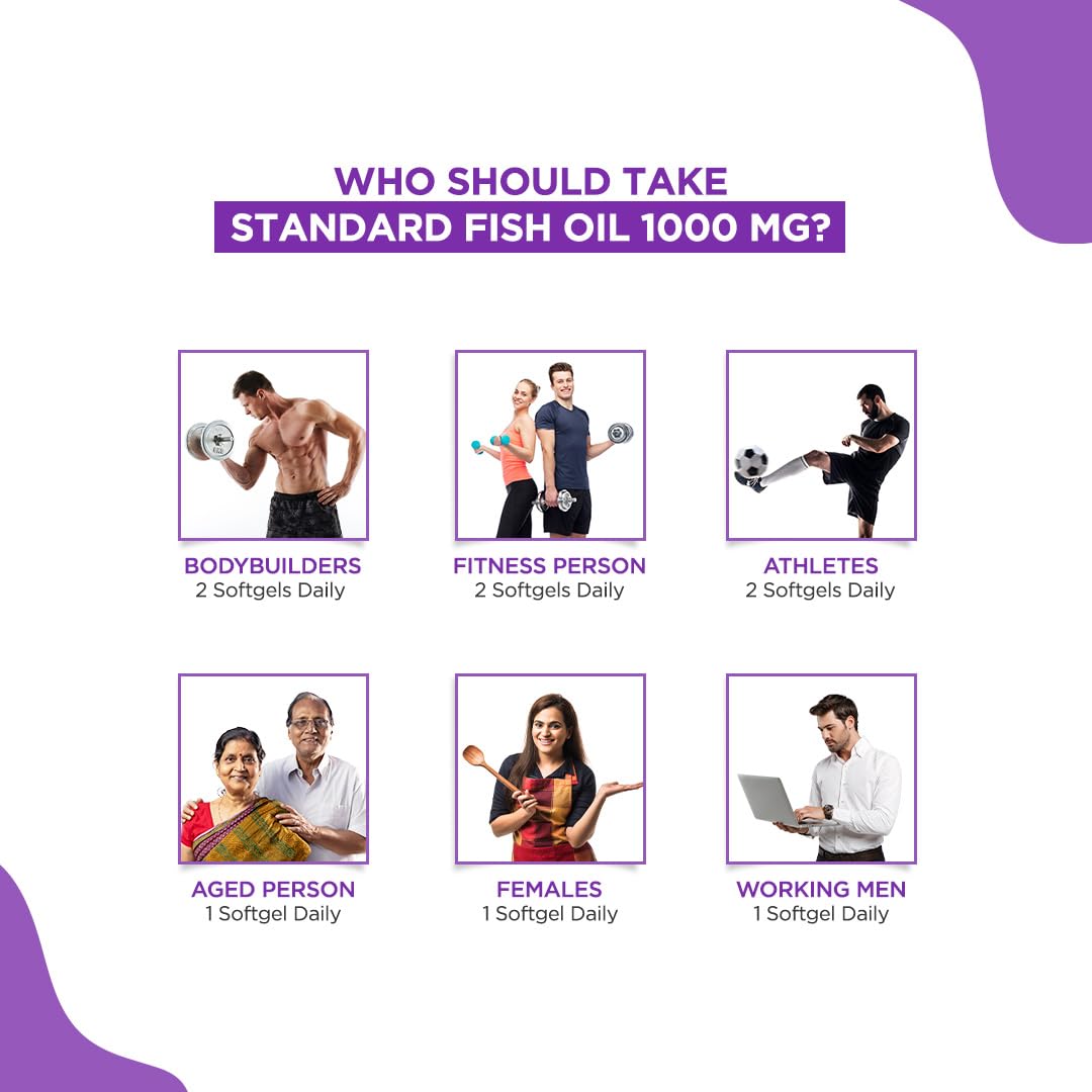 Proquest Fish Oil 1000Mg Omega-3 Softgels With Vitamin E