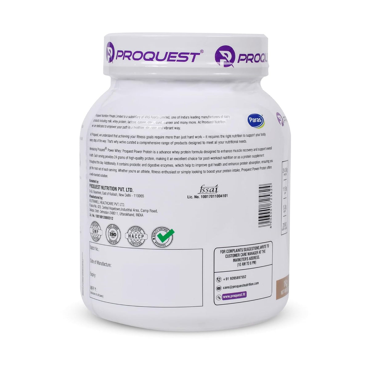 Proquest Isolate Whey Protein Iso Quest