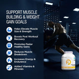 Proquest Nutrition Mass Gainer | High Calorie Weight Gainer | 557Kcal, 120G Carbs, 17G Protein, 3G Creatine | Muscle Growth & Recovery Supplement | 2.72 Kg