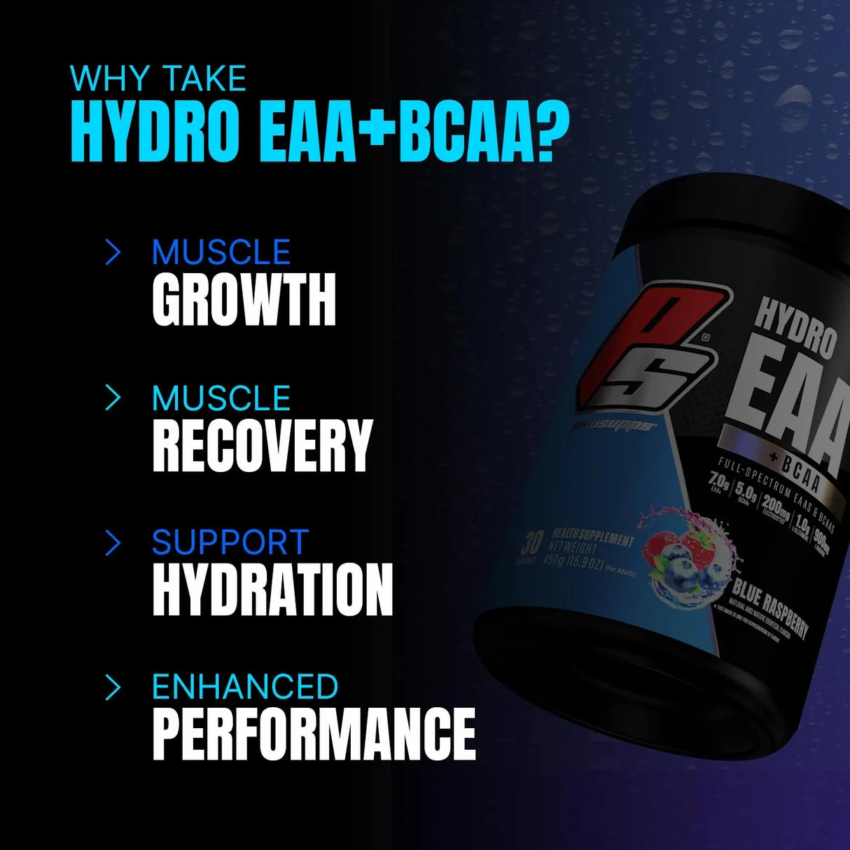 Prosupps Hydro EAA + BCAA Recovery Energy Drink