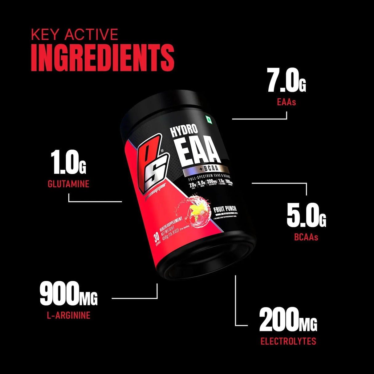Prosupps Hydro EAA + BCAA Recovery Energy Drink