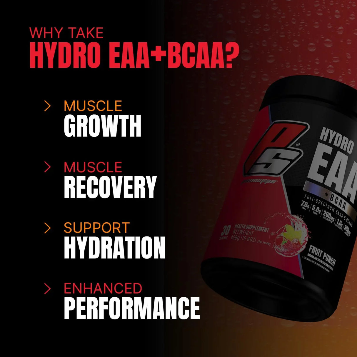 Prosupps Hydro EAA + BCAA Recovery Energy Drink