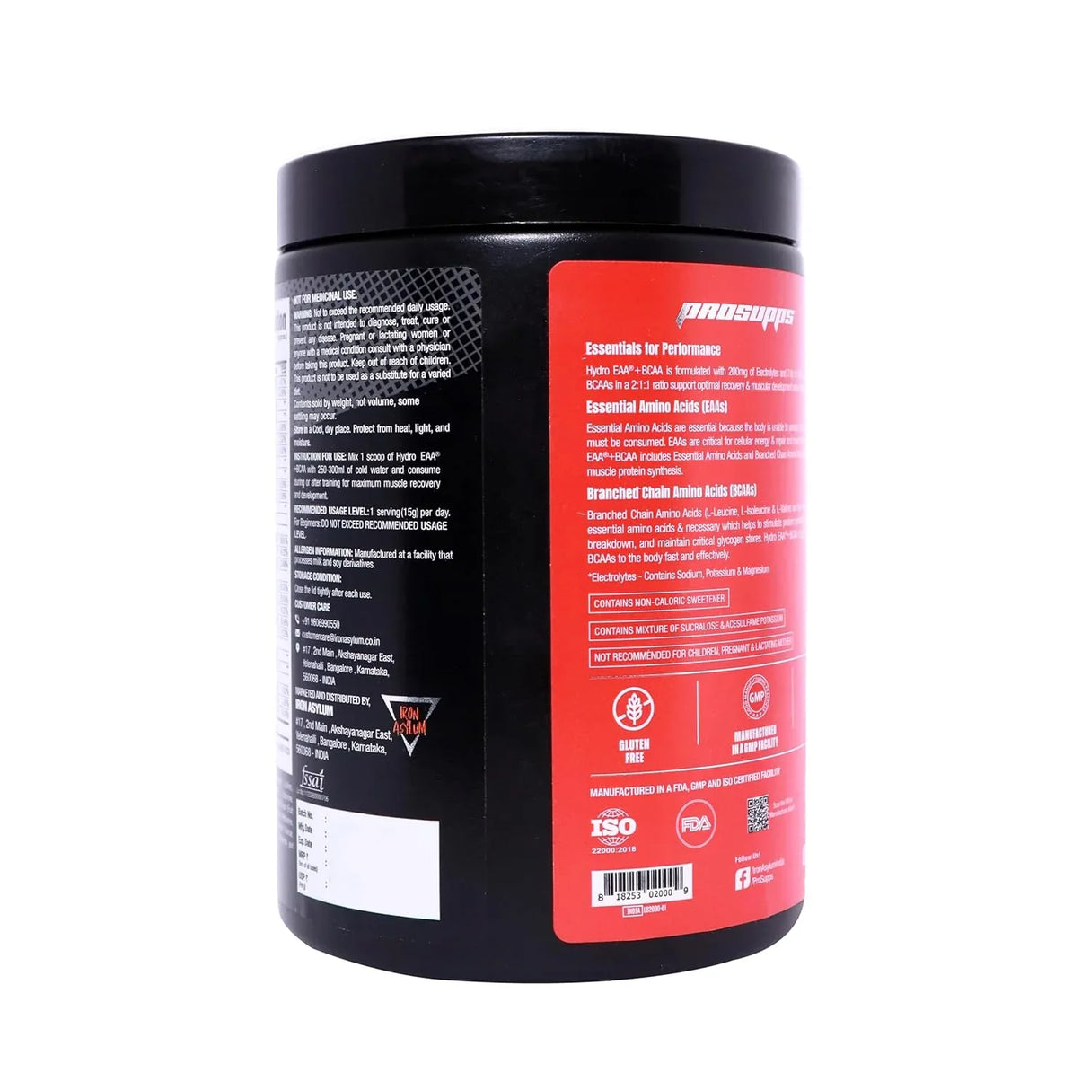 Prosupps Hydro EAA + BCAA Recovery Energy Drink